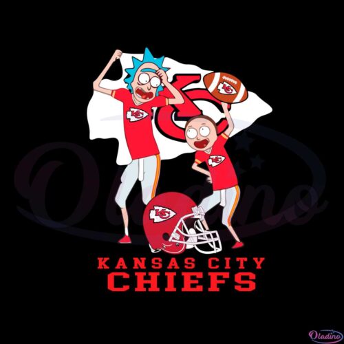 hot-rick-and-morty-kansas-city-chiefs-svg-cutting-files