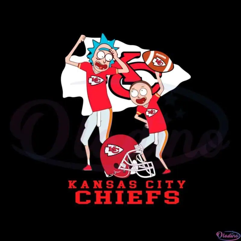 hot-rick-and-morty-kansas-city-chiefs-svg-cutting-files