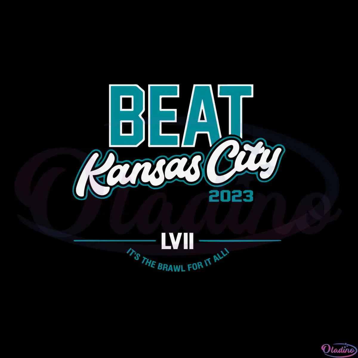 Beat Kansas City Philadelphia Football Super Bowl LVII Svg - Oladino