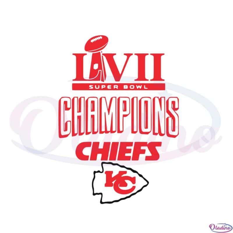 Kansas City Chiefs Three Time Super Bowl Champions Svg