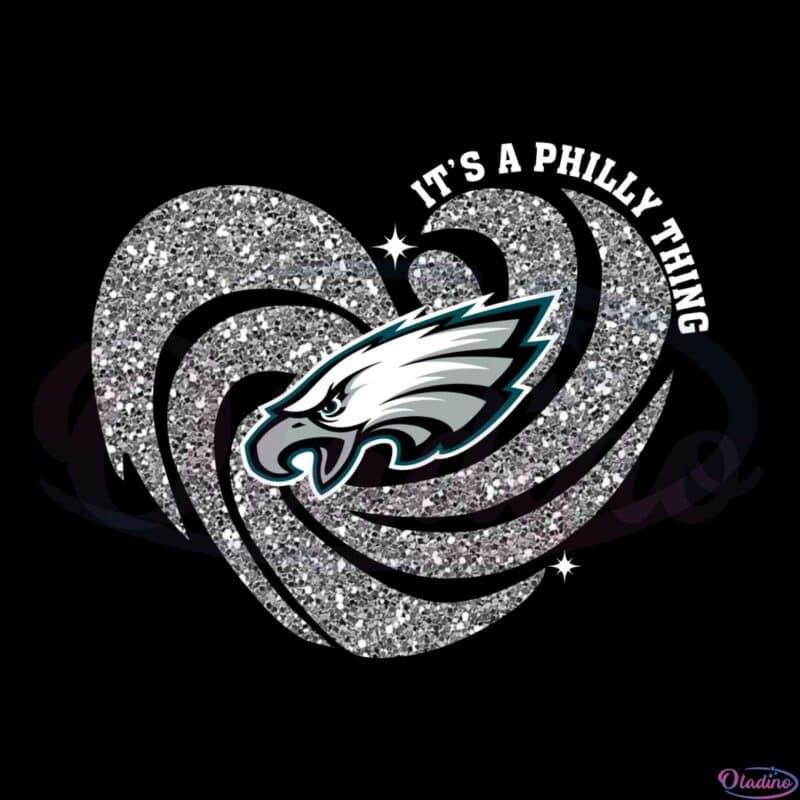 Heart Philadelphia Eagles Fly Eagles Fly Go Eagles PNG Sublimation