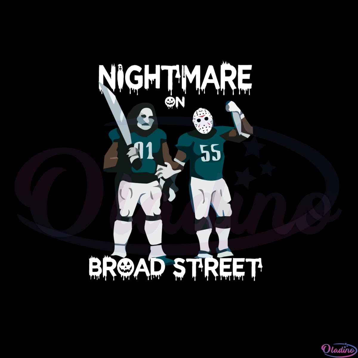 Barstool Sports Nightmare On Broad Street Philadelphia Eagles Nfl Svg