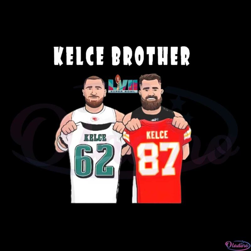 kelce-brothers-jason-kelce-vs-travis-kelce-lvii-super-bowl-png