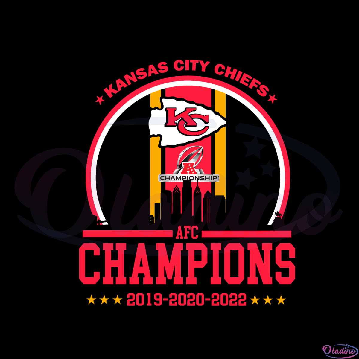 AFC Champions Kansas City Chiefs AFC CHAMPION Collector Pin