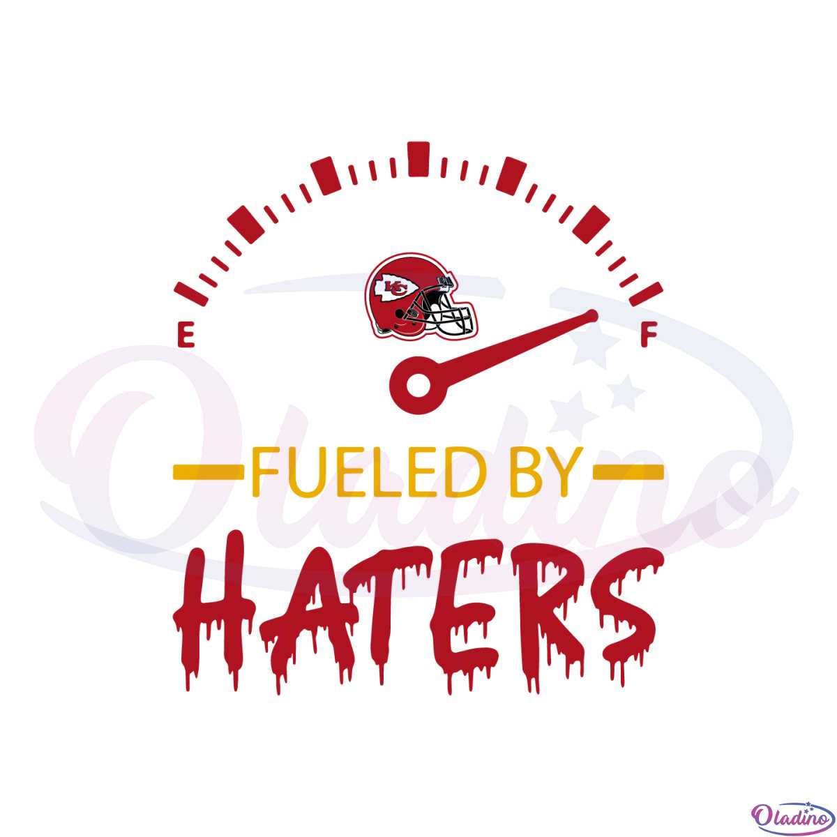 Kansas City Chiefs Fueled By Haters Svg Graphic Designs Files