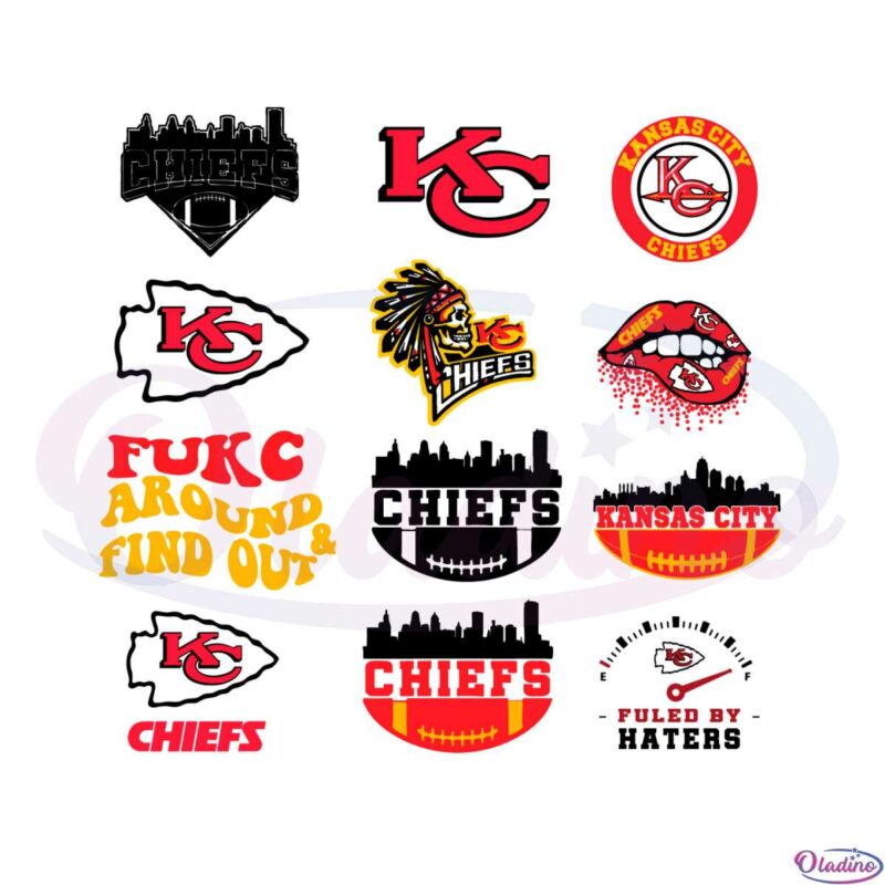 Kansas City Chiefs Arrowhead Logo - SVG Graphic & Cut File