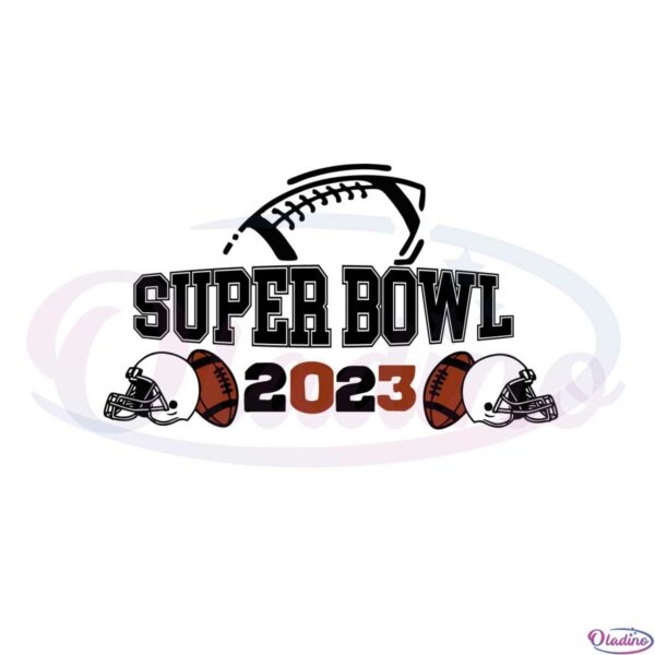 american-football-super-bowl-2023-svg-graphic-designs-files
