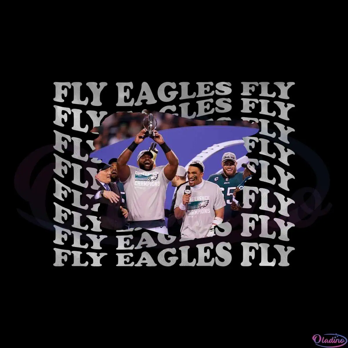 Fly Eagles Fly Super Bowl Lvii Champion PNG Sublimation Designs - Oladino