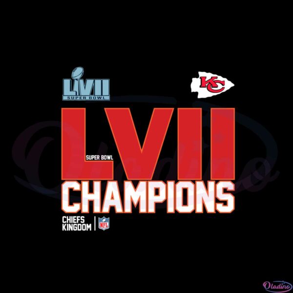 Kc Chiefs 2023 Super Bowl Champions Svg Graphic Designs Files