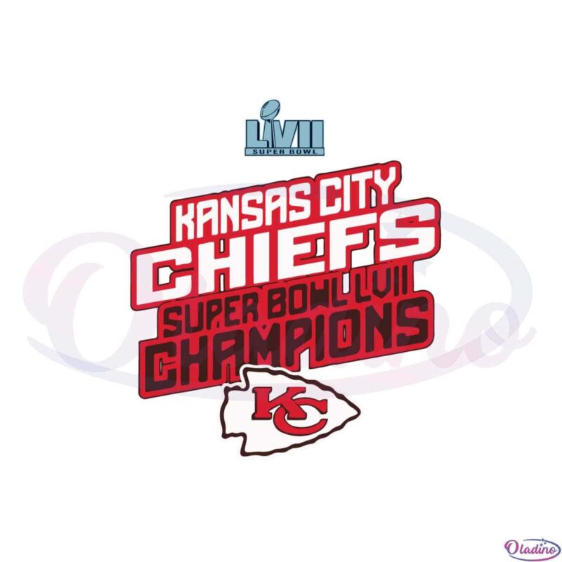 Kansas City Chiefs Super Bowl Lvii Champions Logo Svg Cutting Files