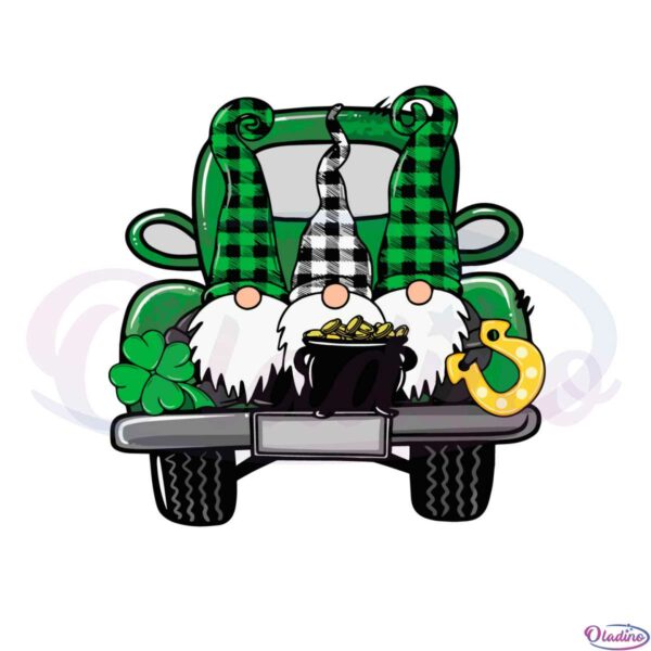 st-patricks-day-gnomes-truck-svg-files-silhouette-diy-craft