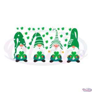 st-patricks-day-gnomes-four-leaf-clover-svg-cutting-files