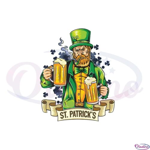 st-patricks-day-irish-man-with-pipe-and-beer-svg-cutting-files