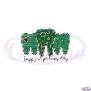 dentist-st-patricks-day-four-leaf-clover-svg-cutting-files