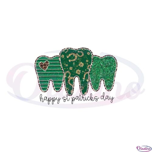 dentist-st-patricks-day-four-leaf-clover-svg-cutting-files