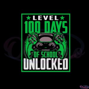 level-100-days-of-school-unlocked-svg-graphic-designs-files