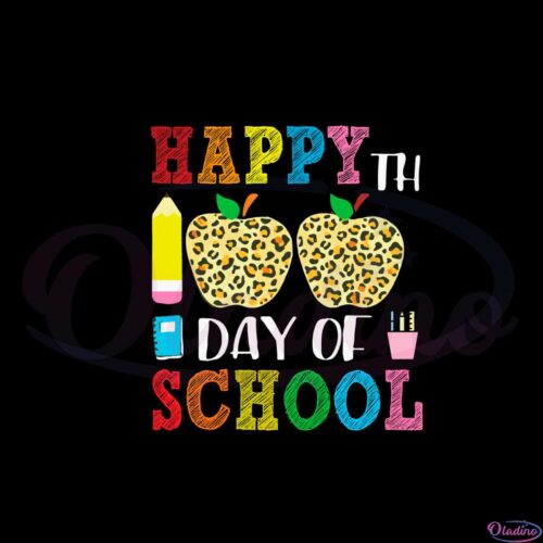 happy-100th-day-of-school-leopard-apple-teacher-svg-file