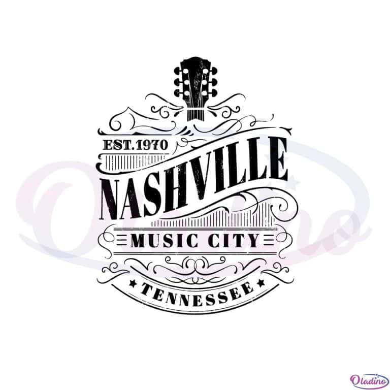 Nashville Music City Tennessee Country Music Festival Svg