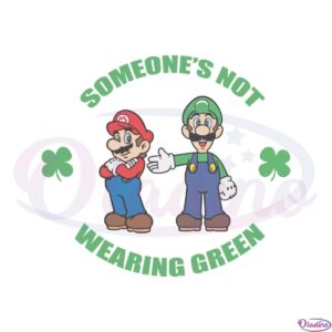 mario-and-luigi-st-patricks-day-someones-not-wearing-green-svg