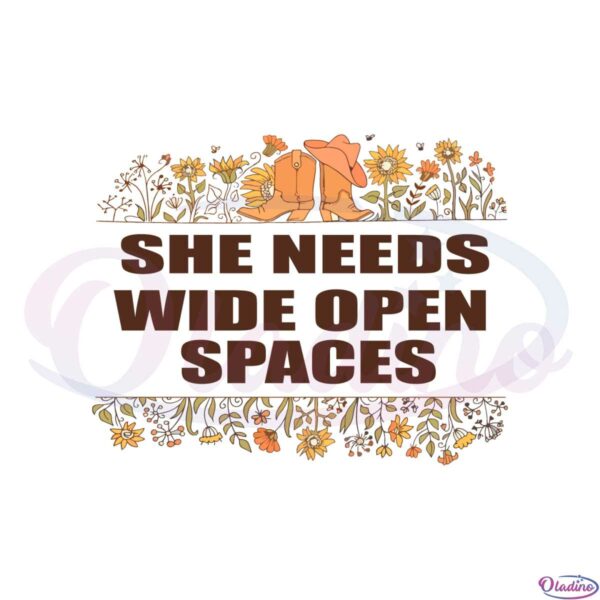 floral-she-needs-wide-open-spaces-the-chicks-country-song-svg