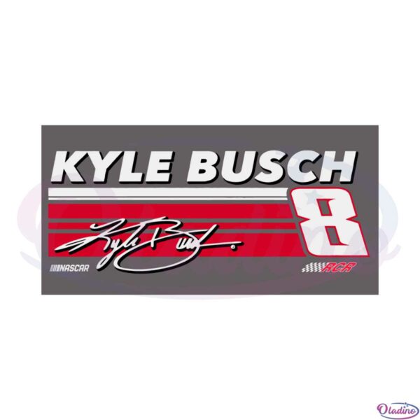 retro-kyle-busch-automotive-racing-svg-graphic-designs-files