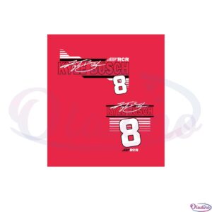 kyle-busch-signature-richard-childress-racing-team-svg