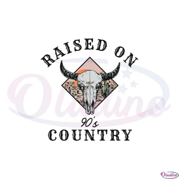 raised-on-90s-country-comfort-colors-retro-cowgirl-svg