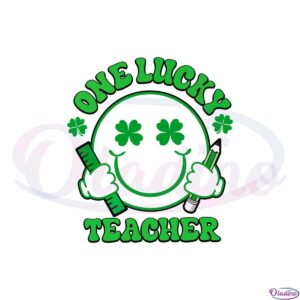 retro-one-lucky-teacher-retro-smiley-face-shamrock-svg