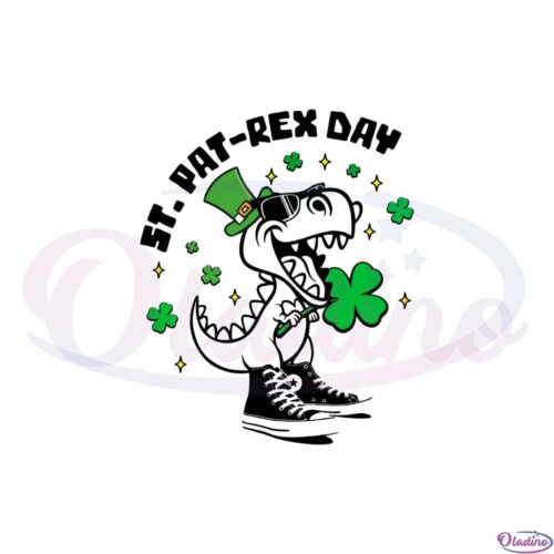 st-patrex-day-lucky-saurus-shamrock-svg-graphic-designs-files