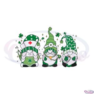 patricks-day-nurse-st-patrick-day-gnomes-squad-svg-cutting-files