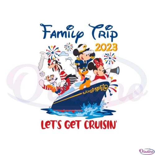 disney-cruise-family-trip-2023-mickey-and-friends-lets-get-cruising-svg