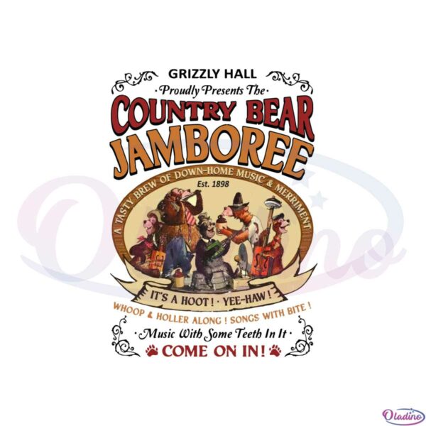 retro-country-bear-jamboree-grizzly-hall-country-bear-jamboree-png