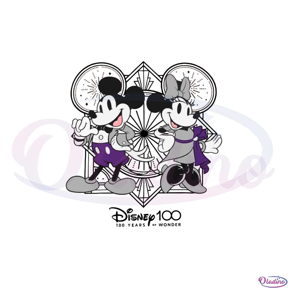 Mickey & Minnie Disney 100 years of wonder - clicks-mania.net