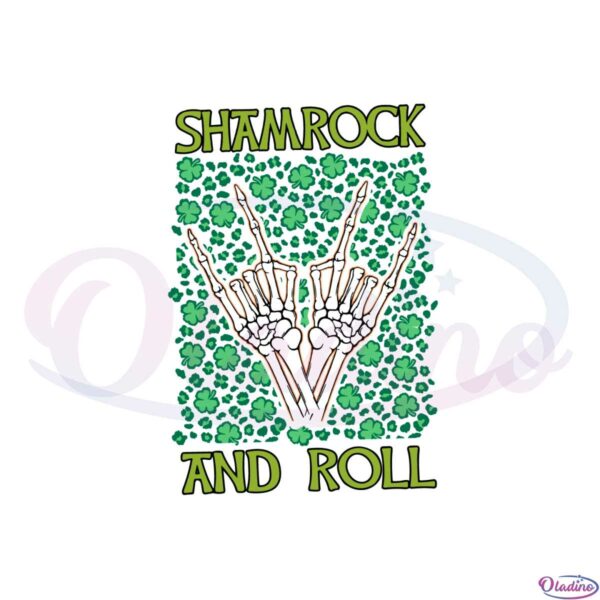shamrock-and-roll-st-patricks-day-shamrock-skeleton-hands-svg