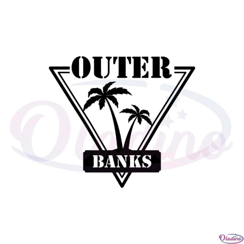 Outer Banks Svg Cutting File For Personal Commercial Uses