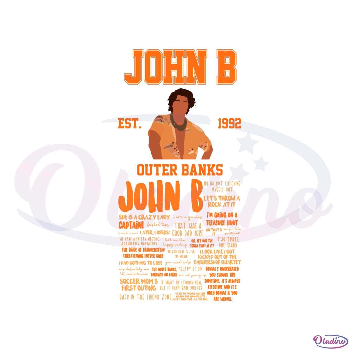 John B Outer Bank Outer Bank Quote SVG Graphic Designs Files