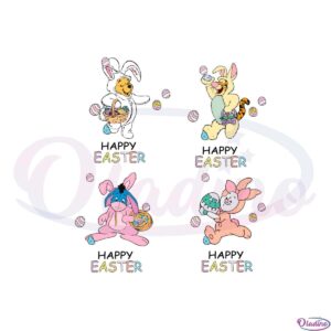 happy-easter-day-winnie-the-pooh-and-friend-easter-bunny-cosplay-svg