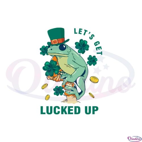 st-patricks-day-irish-leprechaun-frog-lets-get-lucked-up-svg