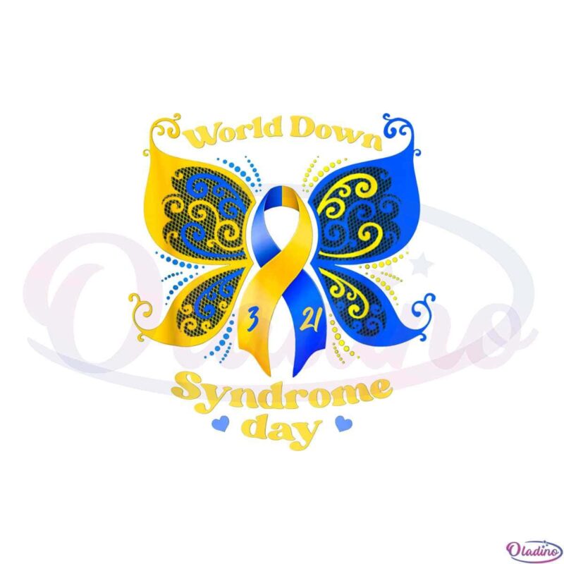 World Down Syndrome Day Awareness PNG Sublimation