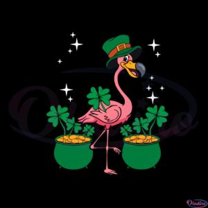 st-patricks-day-flamingo-pot-of-gold-svg-graphic-designs-files