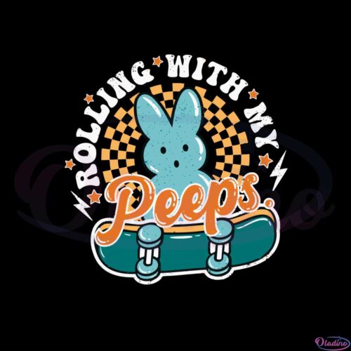 rolling-with-my-peeps-cute-retro-easter-bunny-svg-cutting-files