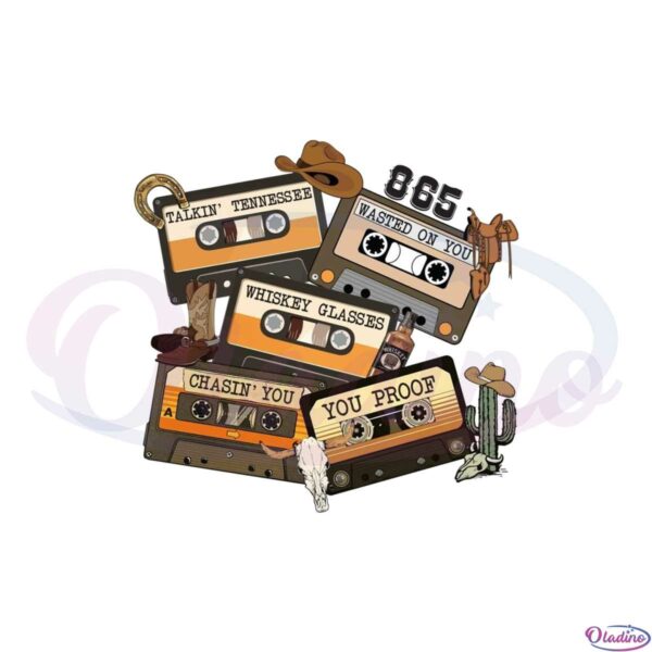 vintage-wallen-western-cassette-png-sublimation-designs