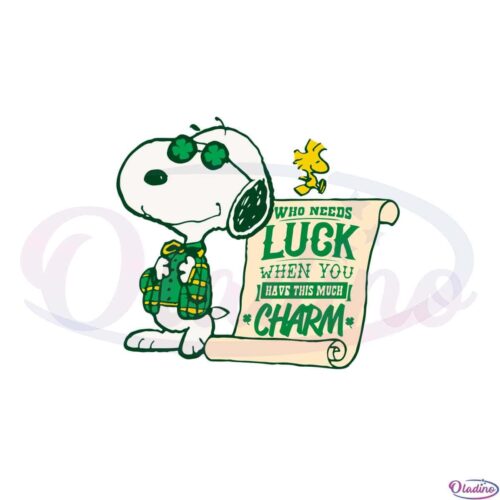 who-needs-lucky-charm-snoopy-dog-saint-patricks-day-svg