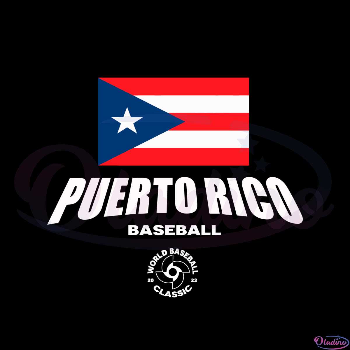 Puerto Rico Baseball LEGENDS 2023 World Baseball Classic Svg