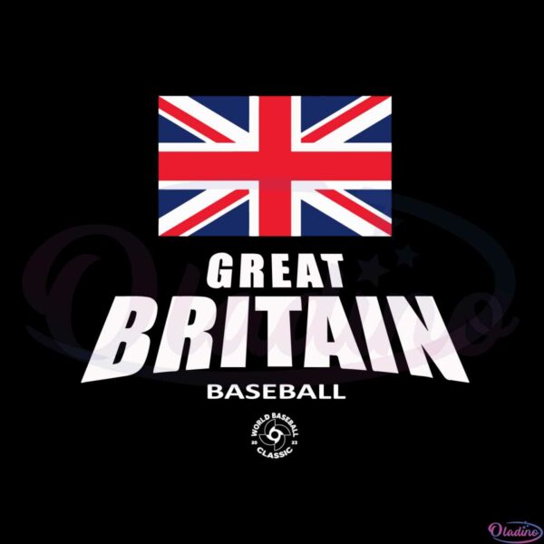 great-britain-baseball-legends-2023-world-baseball-classic-svg