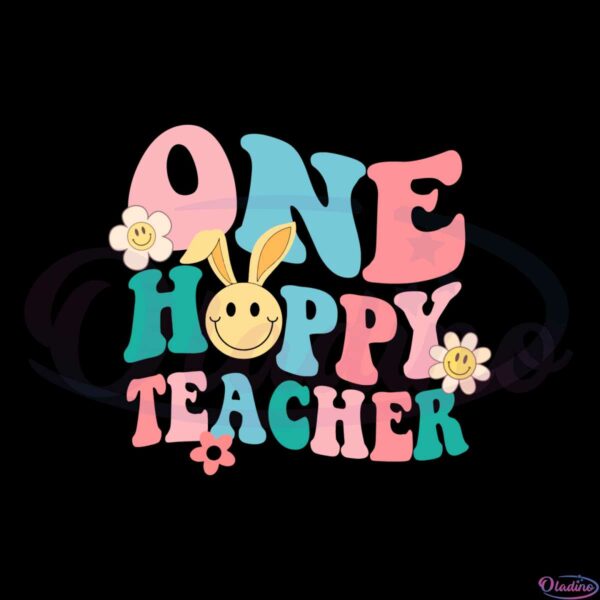 one-happy-teacher-smiley-face-floral-svg-graphic-designs-files