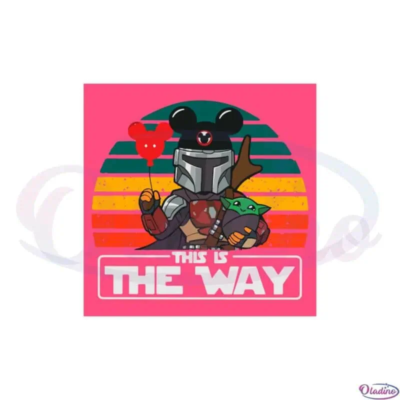 this-is-the-way-retro-star-wars-disney-svg-cutting-files