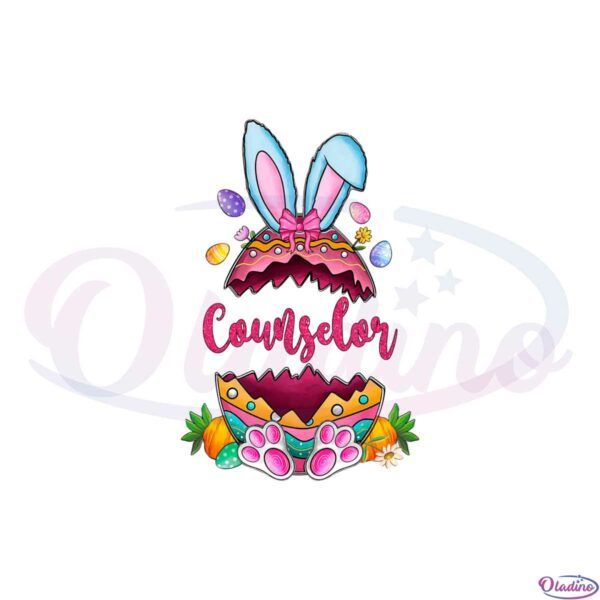 counselor-easter-egg-bunny-eat-png-sublimation-designs