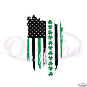 st-patricks-day-shamrock-american-flag-svg-cutting-files