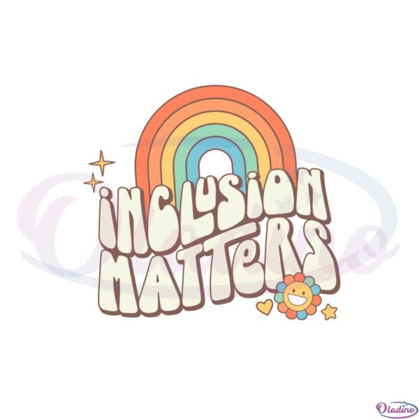 inclusion-matters-floral-mental-health-svg-graphic-designs-files